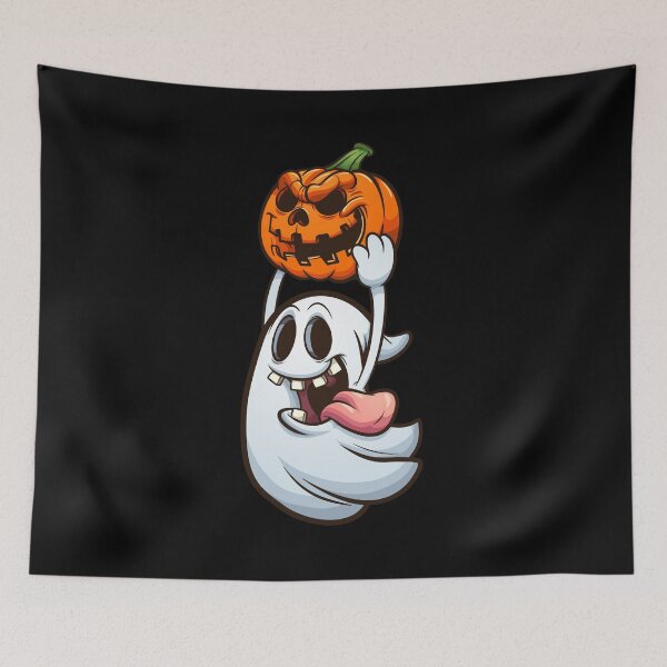Item preview, Ghost with Pumpkin Halloween designed and sold by Flowaner.