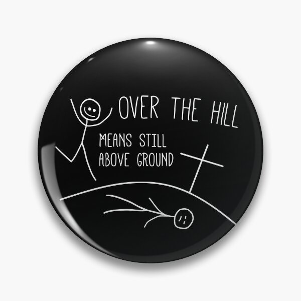 Item preview, Over the Hill Dark Humor Birthday designed and sold by AntiqueImages.