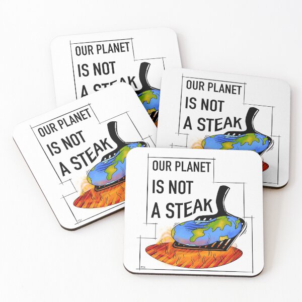 Item preview, Global warming / Vegetarian / Planet earth designed and sold by Yety-design.