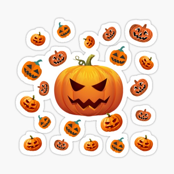 Item preview, Pack Pumpkins halloween faces designed and sold by MayorAhmed.