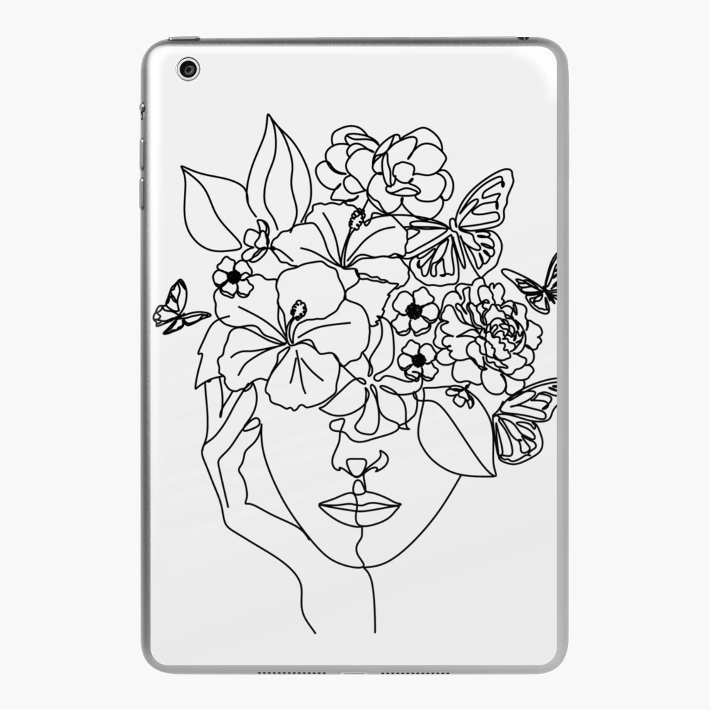 Minimal Line Art Woman Face. Fine Line Fashion Poster, Dior Print, Fashion  Wall Art, Poster Print, Printable Wall Art, Dior Poster, Minimal Art,  Female Line Art iPad Case & Skin for Sale