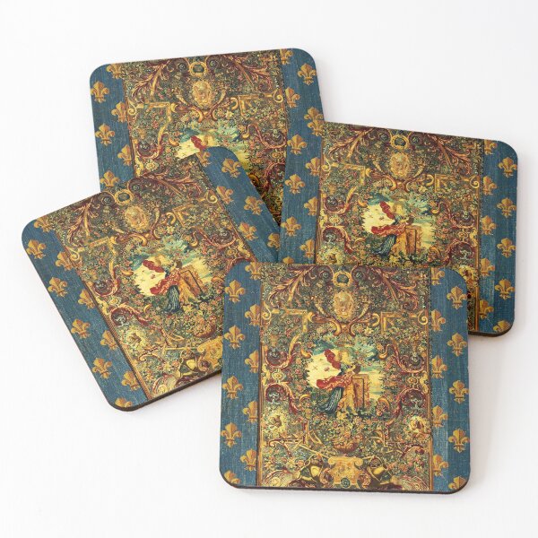 Item preview, SEASONS AND ELEMENTS, SPRING AND FLORA, LOUIS XIV French Royal Embroidery Tapestry designed and sold by BulganLumini.