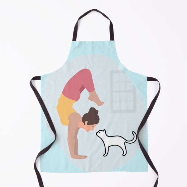 Item preview, Yoga with cat scorpion handstand designed and sold by Trio's Stuff.