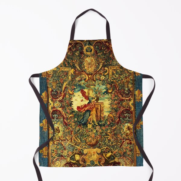 Item preview, SEASONS AND ELEMENTS, SPRING AND FLORA, LOUIS XIV French Royal Embroidery Tapestry designed and sold by BulganLumini.