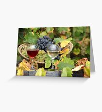 wine Greeting Card