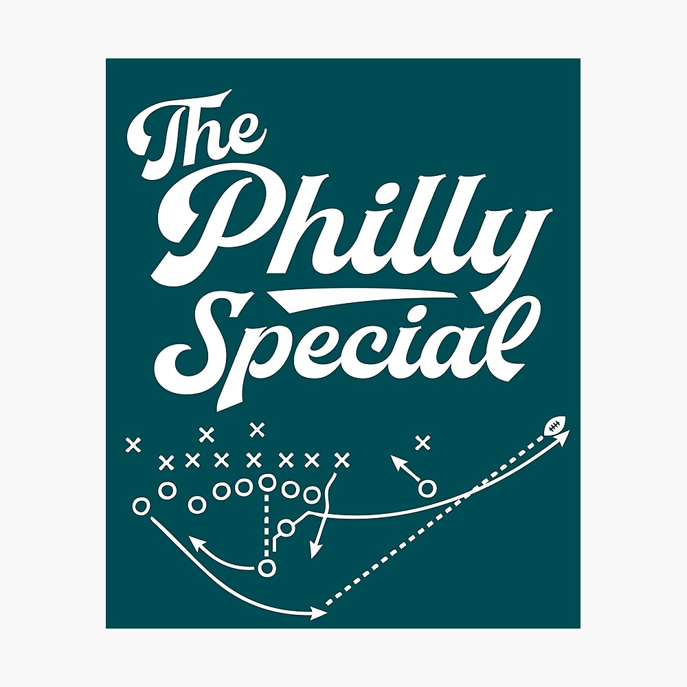 Philly Special - Philadelphia Eagles Poster NFL Superbowl LII — Iconic Plays