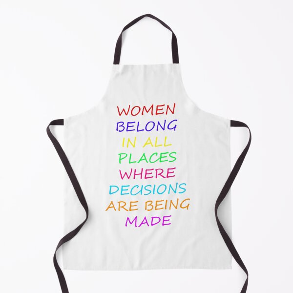 Item preview, Ruth Bader Ginsburg Women Belong In All Places Where Decisions Are Being Made Feminist Political Notorious RBG designed and sold by Whisov.