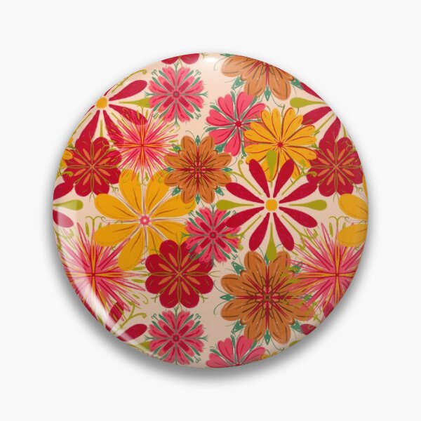 Item preview, Floral artwork red designed and sold by Anastasia Toska.