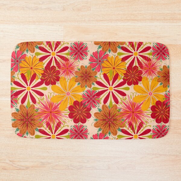 Item preview, Floral artwork red designed and sold by Anastasia Toska.