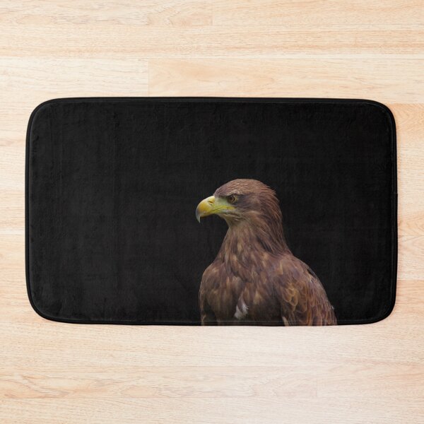 Item preview, Golden eagle portrait with black background designed and sold by Treemonk.