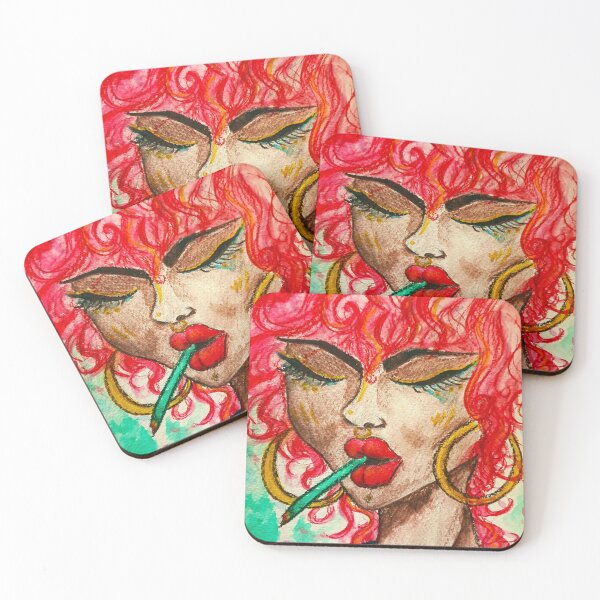 Item preview, Smoking Girl designed and sold by Alicia Alvarez.