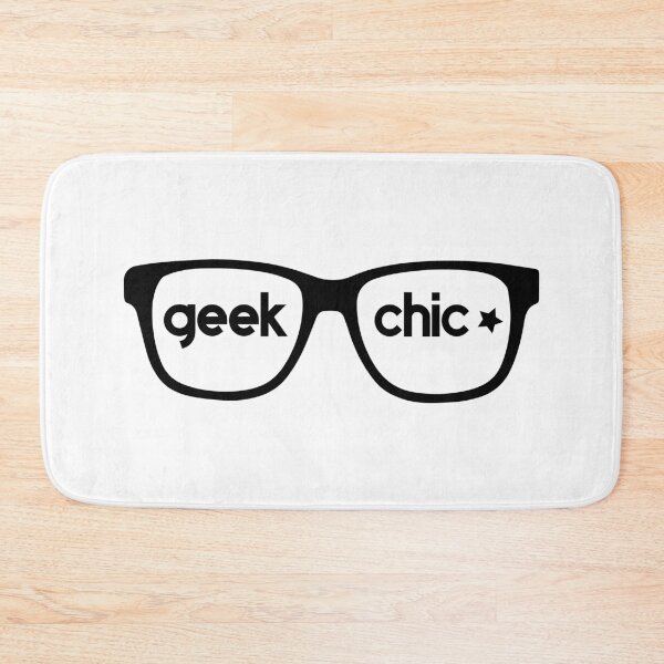 Item preview, Geek Chic Nerdy Black Glasses designed and sold by VicEllisArt.
