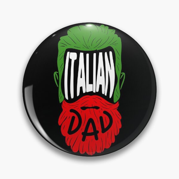 Item preview, Italian Dad - Tattooed and Bearded T-Shirt designed and sold by biNutz.