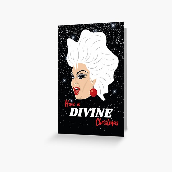 Divine Christmas Card Greeting Card