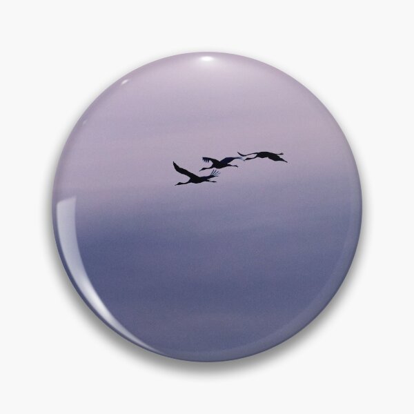 Item preview, Soft darkish blue. Evening of the cranes designed and sold by Jouko Lehto Photography.