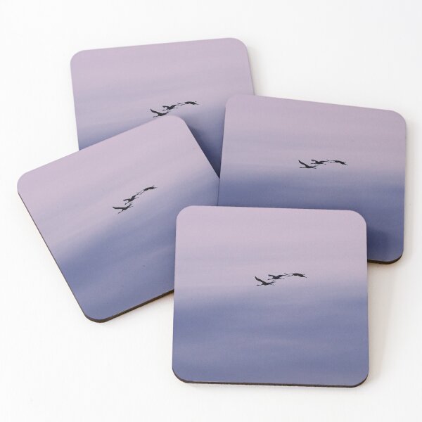 Item preview, Soft darkish blue. Evening of the cranes designed and sold by Jouko Lehto Photography.