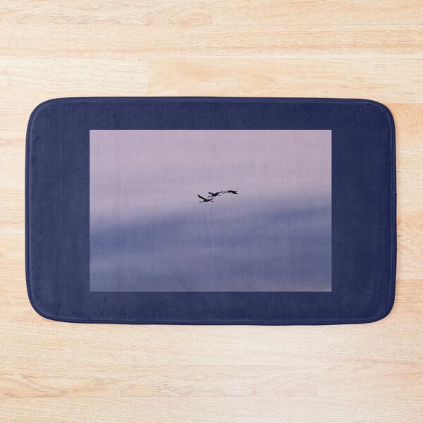 Item preview, Soft darkish blue. Evening of the cranes designed and sold by Jouko Lehto Photography.