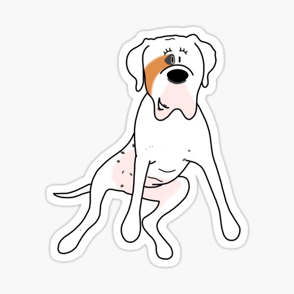 Boxer bitch Sticker