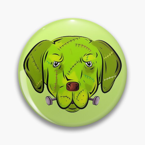 Aperçu de l'œuvre Le chien d'halloween monstre de Frankenstein créée et vendue par thisislaz.