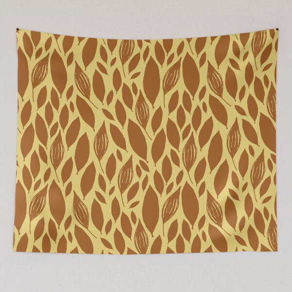 Artikelvorschau, Brown Leaf Pattern Mask entworfen und verkauft von kylll.