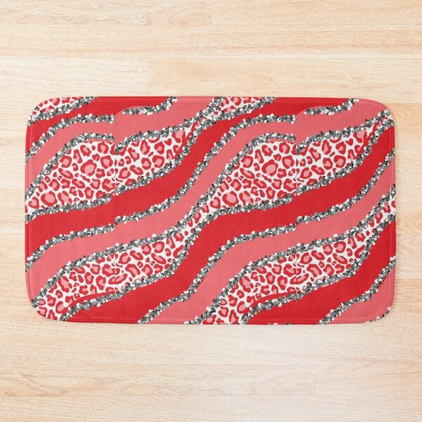 Item preview, Red Pink Leopard Stripes designed and sold by lotusbud.