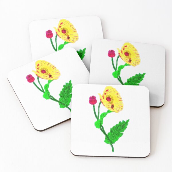 Item preview, Yellow poppy designed and sold by Mark J Dunn.