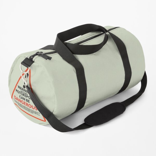 Watching Motorsport Can Be Dangerous Duffle Bag