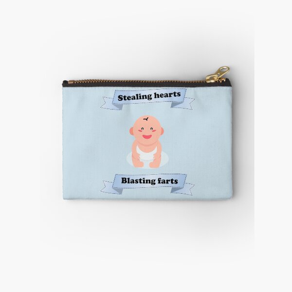 Item preview, Stealing hearts and blasting farts cute baby blue straight banner designed and sold by Deegital18.