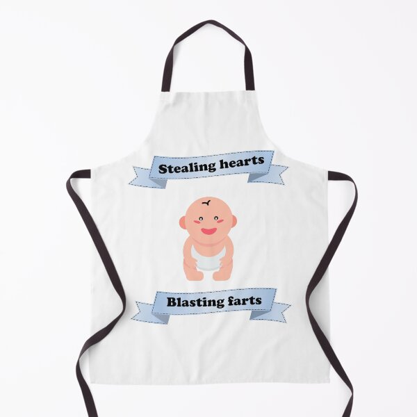 Item preview, Stealing hearts and blasting farts cute baby blue straight banner designed and sold by Deegital18.