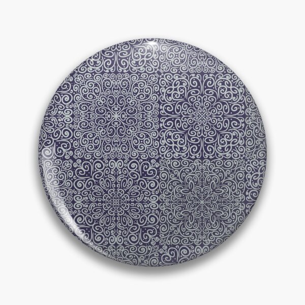 Item preview, Patterned tiles quilt, purple designed and sold by ToEllaBloom.