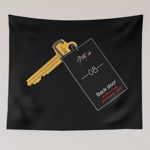 Item preview, Stray kids backdoor sticker designed and sold by Amy Hearts.