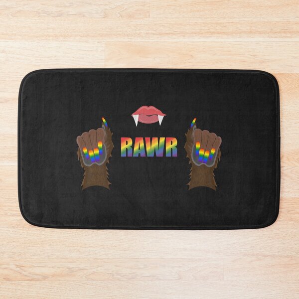 Item preview, Rainbow Werkwolf Halloween 2021 Werewolf Says Rawr designed and sold by twicetrader.