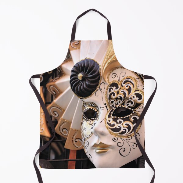 Item preview, Venetian mask, gold / white / black designed and sold by DeVeauDesign.