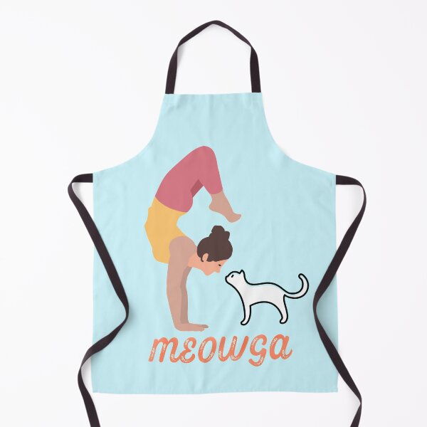 Item preview, Meowga Yoga with cat scorpion handstand designed and sold by Trio's Stuff.