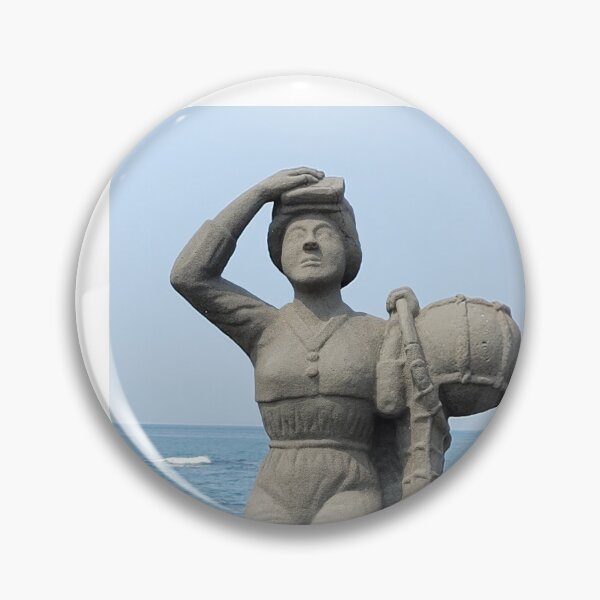 Item preview, Haenyeo(women divers) statue in jeju island sea of south korea. designed and sold by human8891.