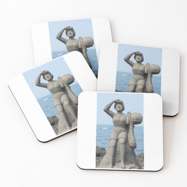 Item preview, Haenyeo(women divers) statue in jeju island sea of south korea. designed and sold by human8891.