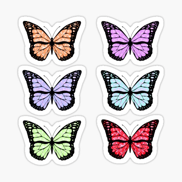 Item preview, Glittery Butterflies Pack designed and sold by ButterflyX.