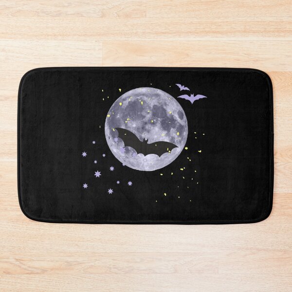 Item preview, Halloween bats and moon designed and sold by chihuahuashower.