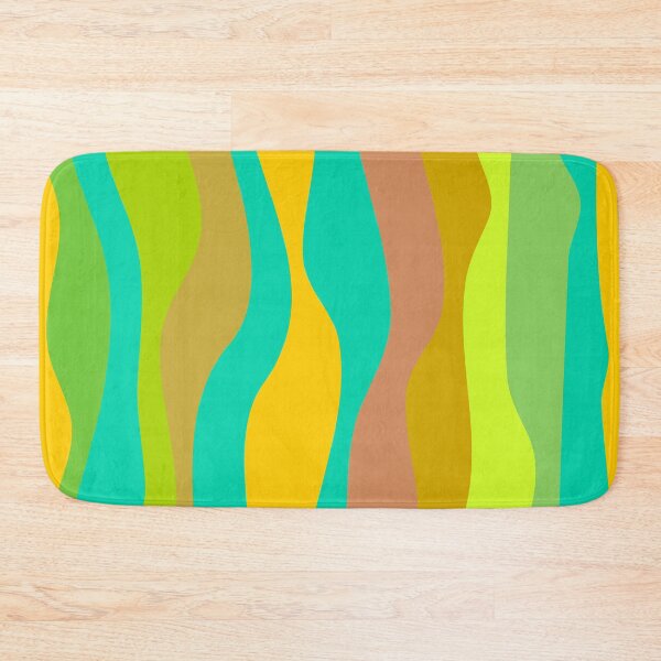 Item preview, Yellow green blue bold abstract pattern designed and sold by likebakerdo.
