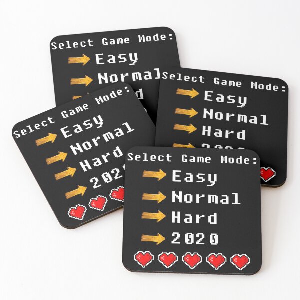 Item preview, Select Game Mode: Easy Normal Hard 2020 Funny Gamer  designed and sold by Thedoode.