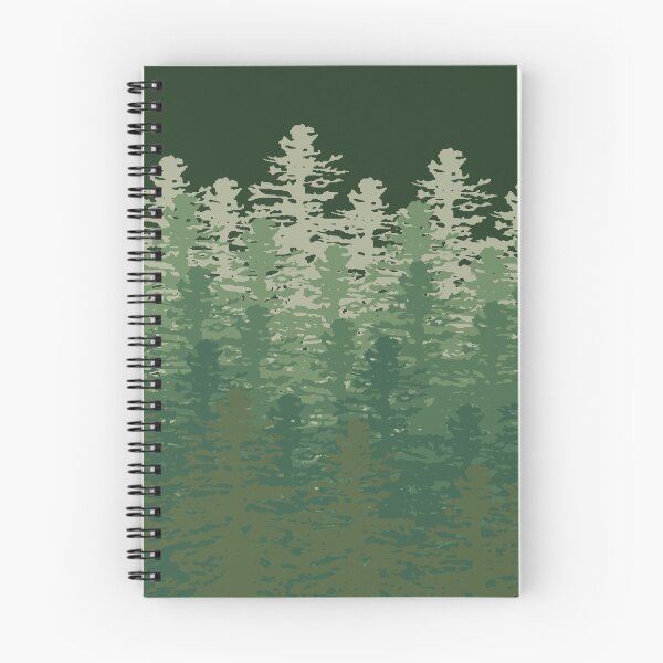 Item preview, Forest PINE tree pattern designed and sold by PlusAdore.