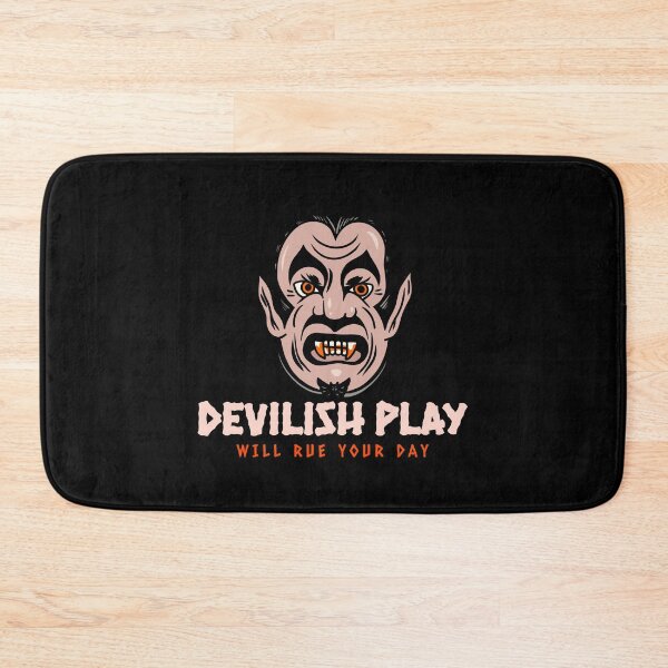 Item preview, Devilish Play Will Rue Your Day | Halloween Holiday | Scary Vampire Face designed and sold by Ainbowz-Artwork.