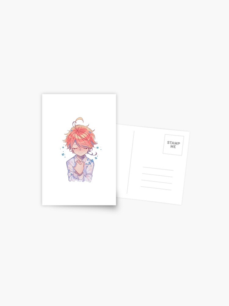 The Promised Neverland , cute Ray Emma and Norman  Postcard by Anna  Blonwell