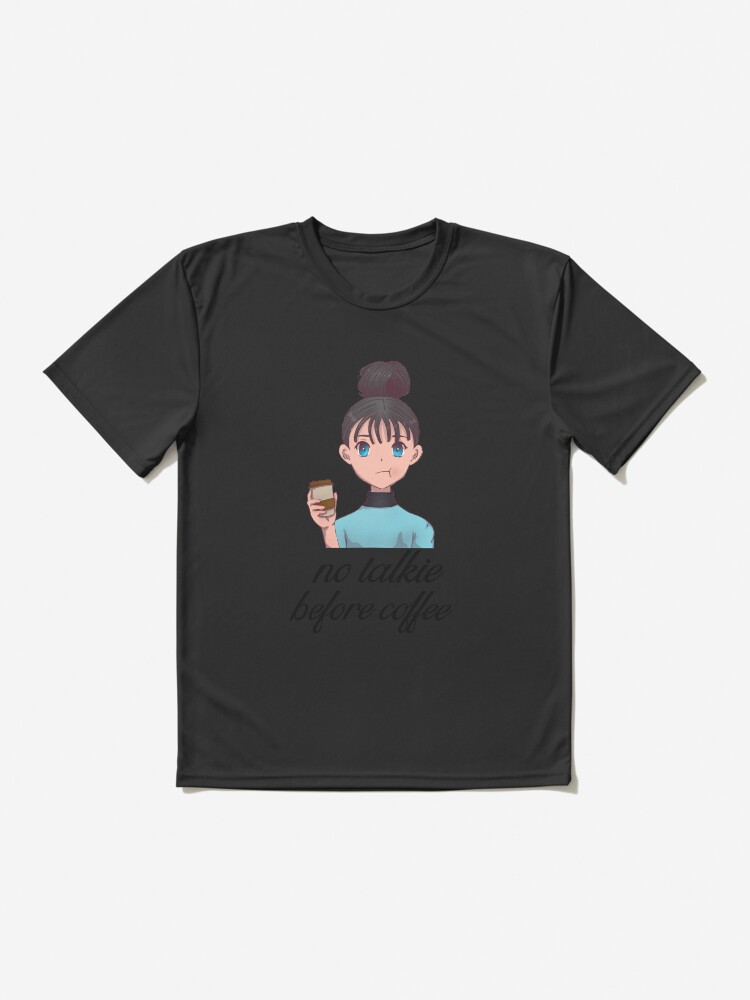 Alternate view of No talkie before coffee Active T-Shirt