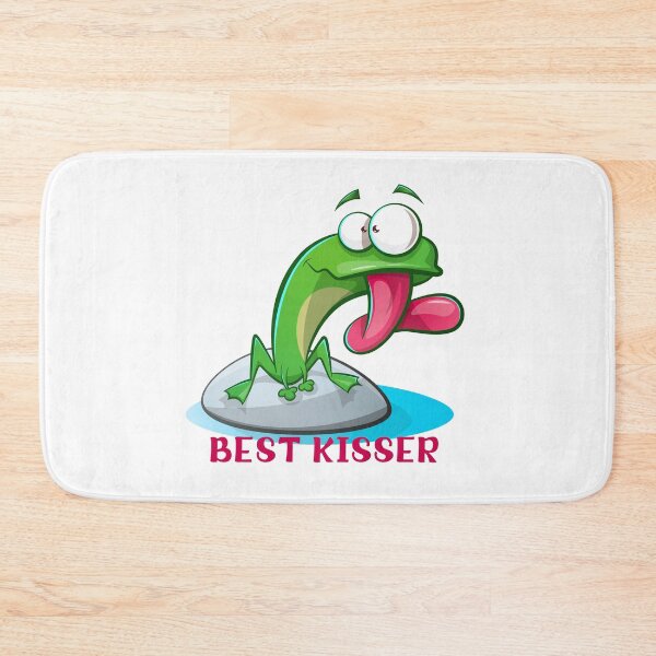 Item preview, Best kisser, funny frog, funny gift idea designed and sold by ThommyBLN.