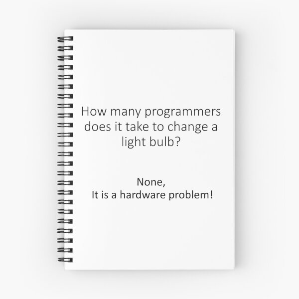 Item preview, How many programmers does it take to change a light bulb? designed and sold by ARTificialDSGN2.