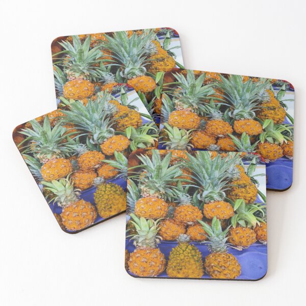 Item preview, Street Food - Market Pineapples sticker,laptop sticker, designed and sold by MyStreetArts.