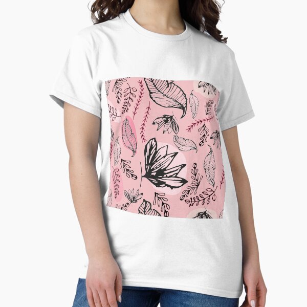 Flower Love - pink version Classic T-Shirt