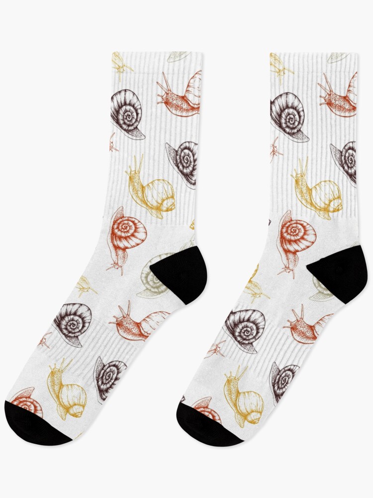 Thumbnail 1 of 5, Socks, Snails snails snails designed and sold by GoolPictures.