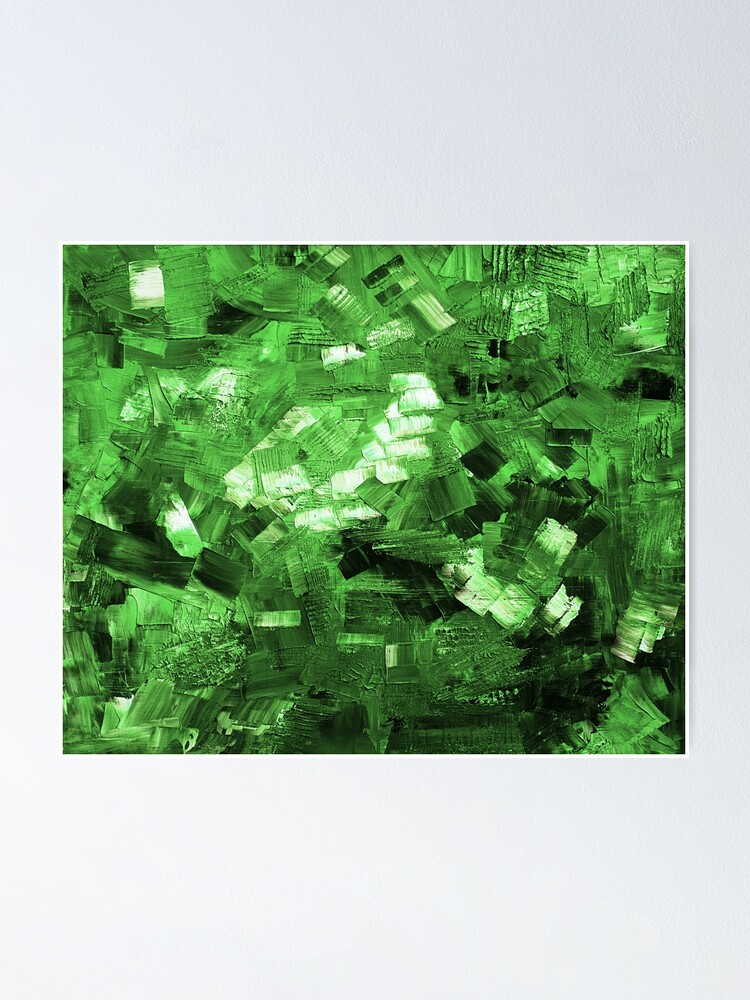 "Emerald green scratch" Poster for Sale by Psychopeeet Redbubble